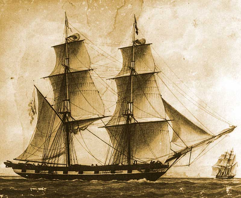 John Woodhouse's sail ship, called Elisabeth